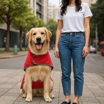 Manteau chien rouge  Golden Retriever