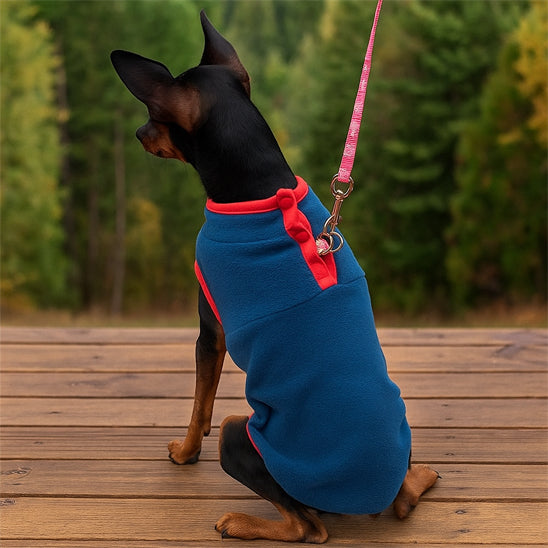 Manteau pour chien polar bleu
