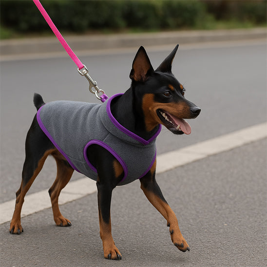 Manteau pour chien polar gris Pinscher