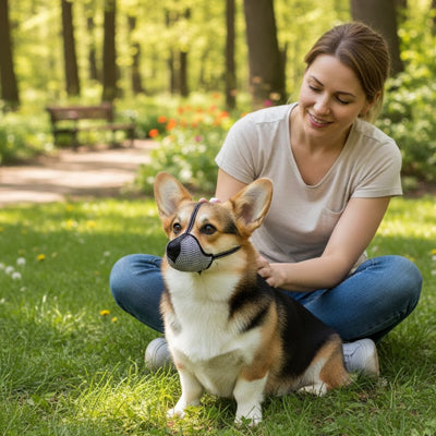 Muselière pour chien Corgi