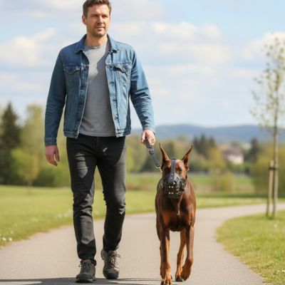 Muselière pour chien rigide Dobberman